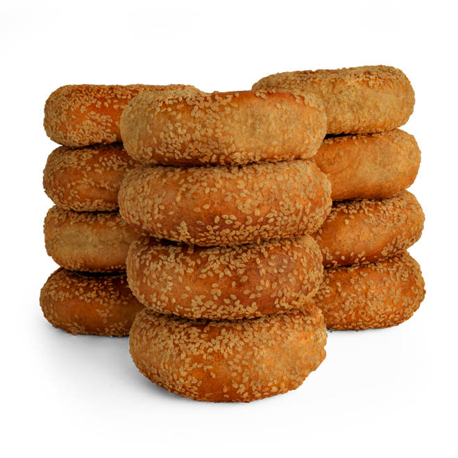 Reduced Wheat - Rosemary Sesame Seed Bagels