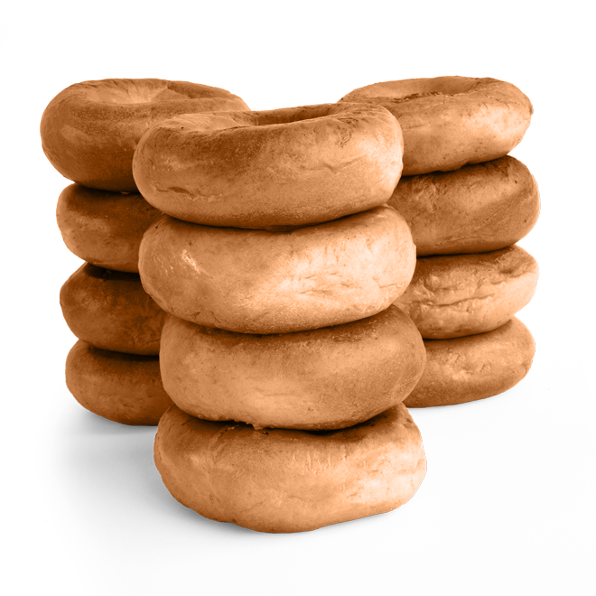 Whole Wheat - No Seed Bagels