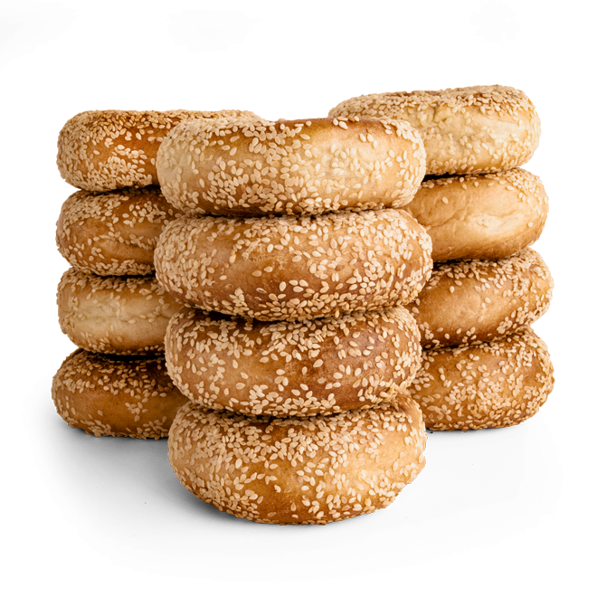 Whole Wheat - Sesame Seed Bagels